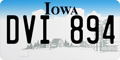 IA license plate DVI894