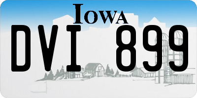IA license plate DVI899