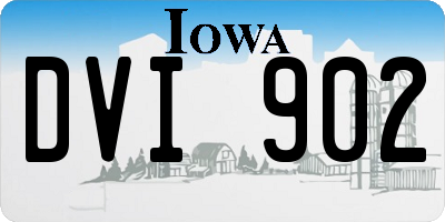 IA license plate DVI902