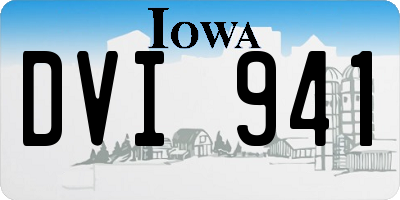 IA license plate DVI941