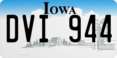 IA license plate DVI944