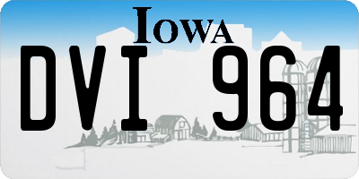 IA license plate DVI964