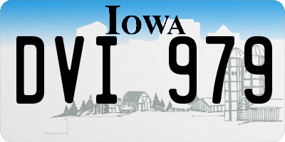 IA license plate DVI979