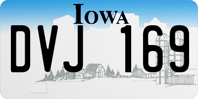 IA license plate DVJ169