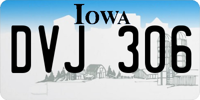 IA license plate DVJ306