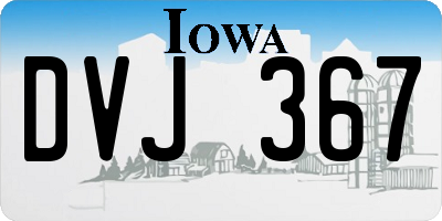 IA license plate DVJ367