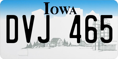 IA license plate DVJ465