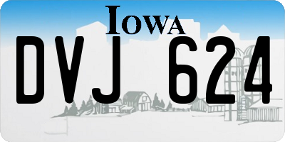 IA license plate DVJ624