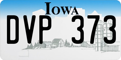 IA license plate DVP373