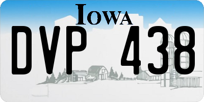 IA license plate DVP438
