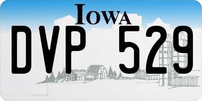 IA license plate DVP529