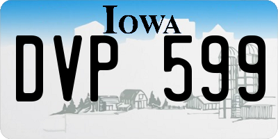 IA license plate DVP599