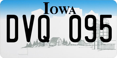 IA license plate DVQ095