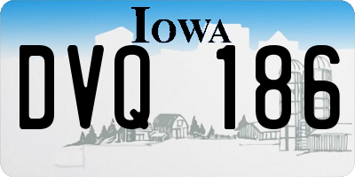IA license plate DVQ186