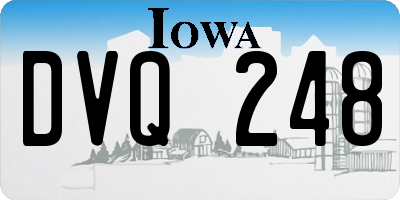 IA license plate DVQ248