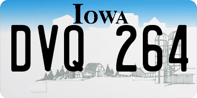 IA license plate DVQ264