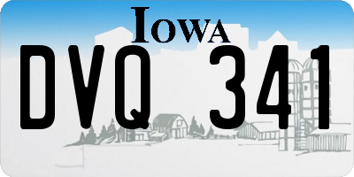IA license plate DVQ341