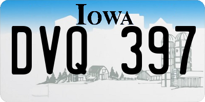 IA license plate DVQ397