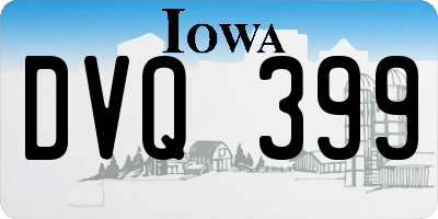 IA license plate DVQ399