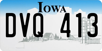 IA license plate DVQ413