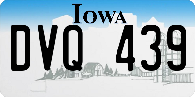 IA license plate DVQ439