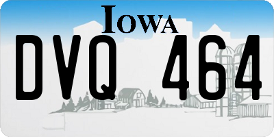 IA license plate DVQ464