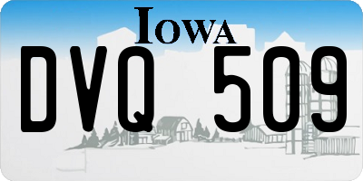 IA license plate DVQ509