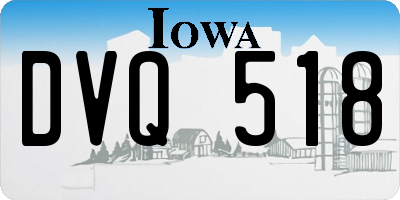 IA license plate DVQ518