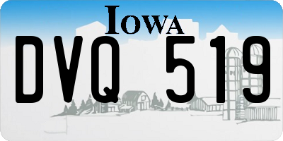 IA license plate DVQ519
