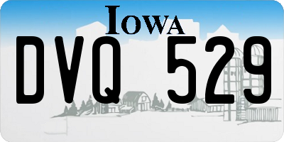 IA license plate DVQ529