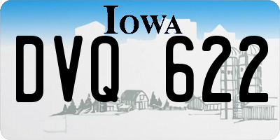 IA license plate DVQ622