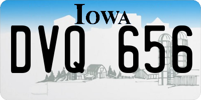 IA license plate DVQ656