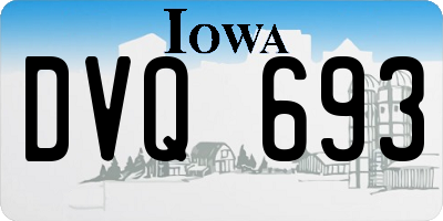 IA license plate DVQ693