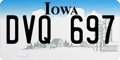 IA license plate DVQ697