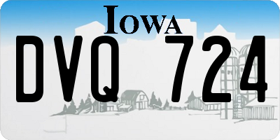 IA license plate DVQ724