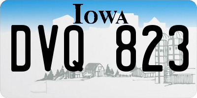 IA license plate DVQ823