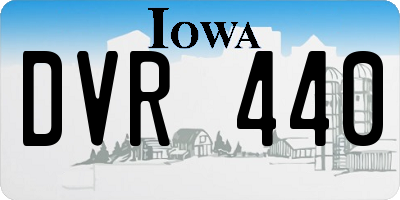 IA license plate DVR440