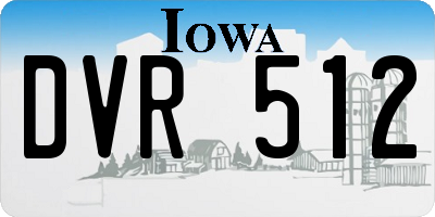 IA license plate DVR512