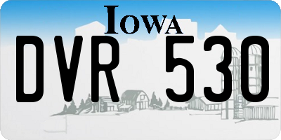 IA license plate DVR530