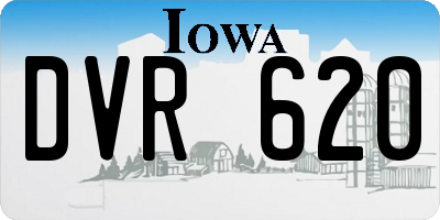 IA license plate DVR620