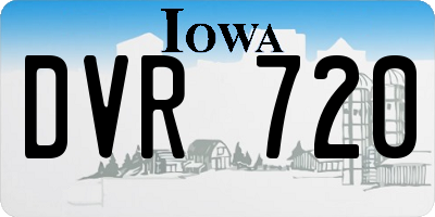 IA license plate DVR720
