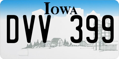 IA license plate DVV399