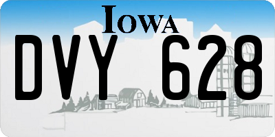 IA license plate DVY628