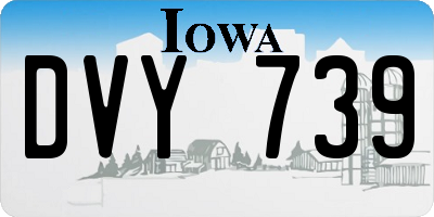 IA license plate DVY739