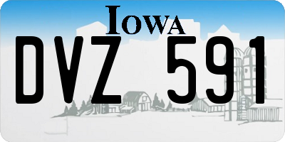 IA license plate DVZ591