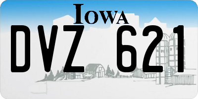 IA license plate DVZ621