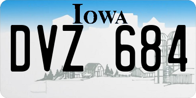 IA license plate DVZ684
