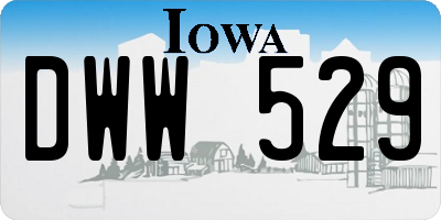 IA license plate DWW529