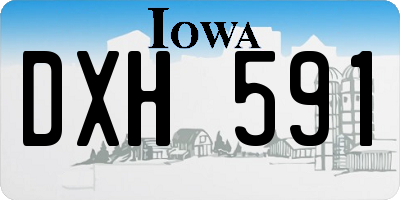 IA license plate DXH591