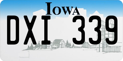 IA license plate DXI339